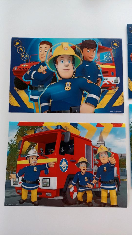 Feuerwehrmann Sam Puzzle  Ravensburger inkl. 2 Mini-Poster in Grünhain-Beierfeld 