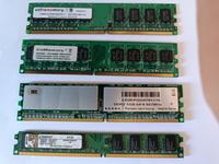 4 Stück Arbeitsspeicher DDR II, 1GB, 667MHz, CL5 Sachsen - Treuen Vorschau