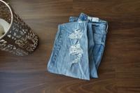 Mädchen/Damen Ripped Jeans, Gr. 34 Hessen - Darmstadt Vorschau