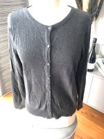 H&M Basic Cardigan Strickjacke dunkelgrau Gr. M Hessen - Hanau Vorschau