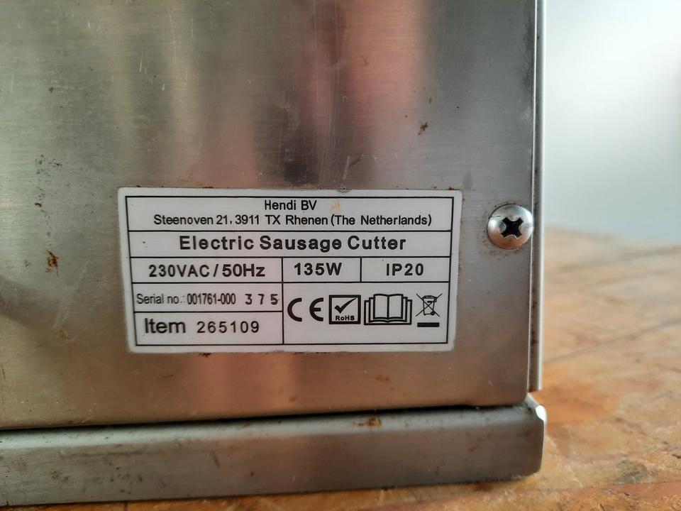 Wurstschneider / Currywurstschneider (Sausage Cutter) in Waldbrunn