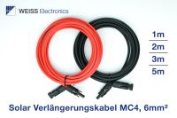 Solar Kabel MC4 Verlängerungskabel 6mm² 1m, 2m, 3m, 5m *NEU* Baden-Württemberg - Schallstadt Vorschau