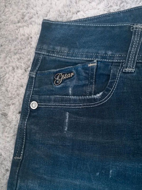 G-Star Damen Slim Fit Jeans mit heller Waschung in Hürtgenwald