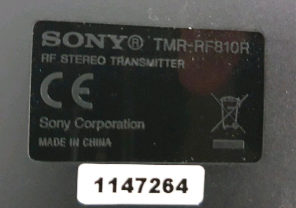 Sony Funkkopfhörer TMR-RF810R mit Klinke in Sachsenheim