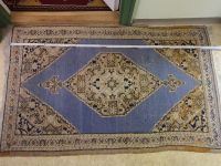 orientalischer Teppich, klein, hellblau, aus Wolle Bayern - Starnberg Vorschau
