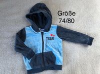 Sweatjacke Nikki blau *lupilu*  Größe 74/80 Niedersachsen - Hagenburg Vorschau