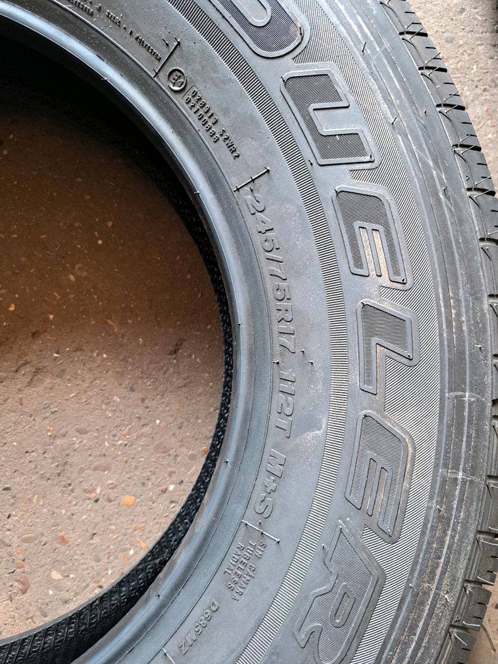 4 Sommerreifen 245 75 R17 112T Bridgestone 9mm DOT 3920 in Osnabrück