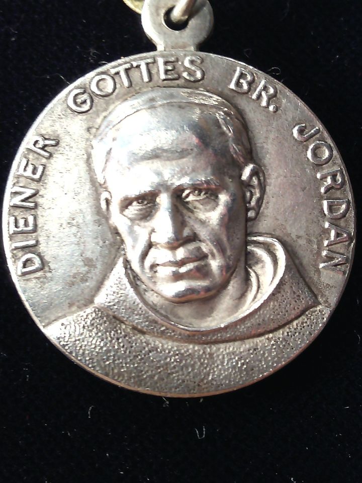 Silber-Münze,Pilger-Medaille,Franziskaner-Bruder Jordan in Remscheid