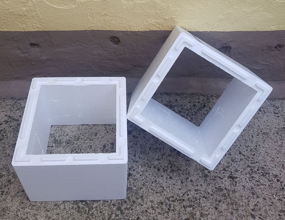 Styroporboxen ohne Boden und Deckel - stapelbar - bis 25 Stück in Bad Wimpfen