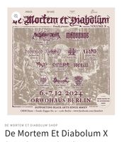 Walpurgisnacht 2024 Tickets 2 De Mortem Et Diabolum Friedrichshain-Kreuzberg - Kreuzberg Vorschau