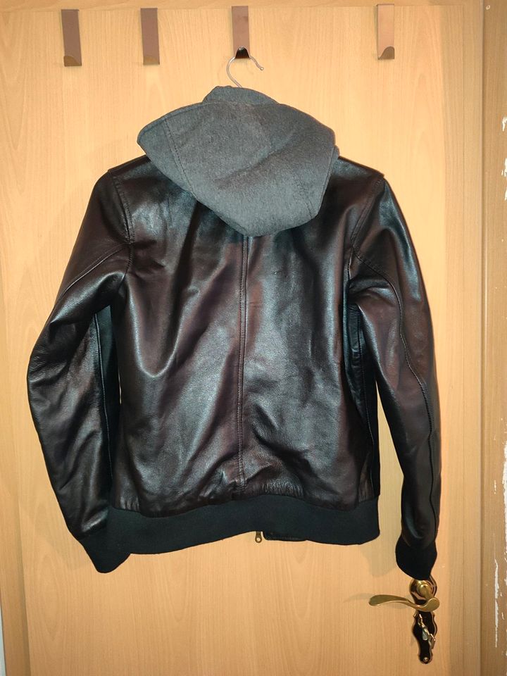 Echtlederjacke, Lammnappa, Damen, Größe S, schwarz, in Berlin