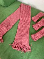 Handgestrickter Schal und Stirnbänder aus Schurwolle - Rose Pinku Bayern - Lohr (Main) Vorschau