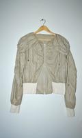 RAR Unikat Glanzjacke Collegejacke in beige/wollweiß Gr.42 44 Thüringen - Mühlhausen Vorschau