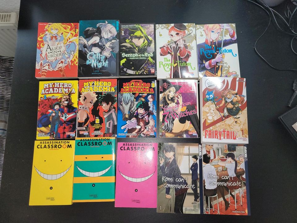 Manga Sammlung mit verschiedenen Mangas in Bremerhaven