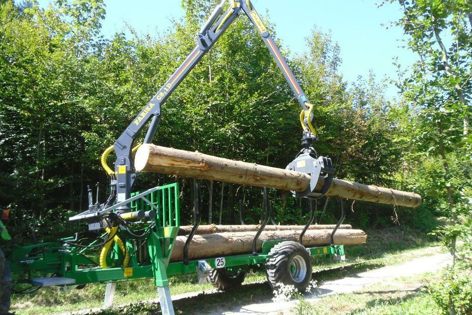 Rückewagen 7 to Forstanhänger Meterholzwagen Holzrückewagen in Rheinfelden (Baden)