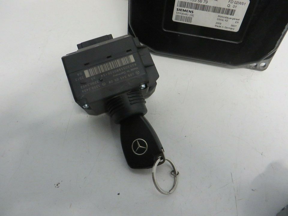 Mercedes W203 C 200 Kompressor Motorsteuergerät Set 2711535679 in Neutraubling