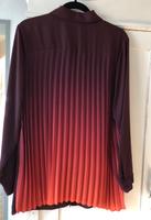 Bluse Bordeaux mit Farbverlauf Plissee Bayern - Senden Vorschau