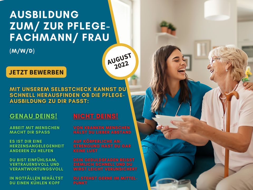 AUSBILDUNG - PFLEGE (m/w/d) in 12685 Marzahn in Berlin