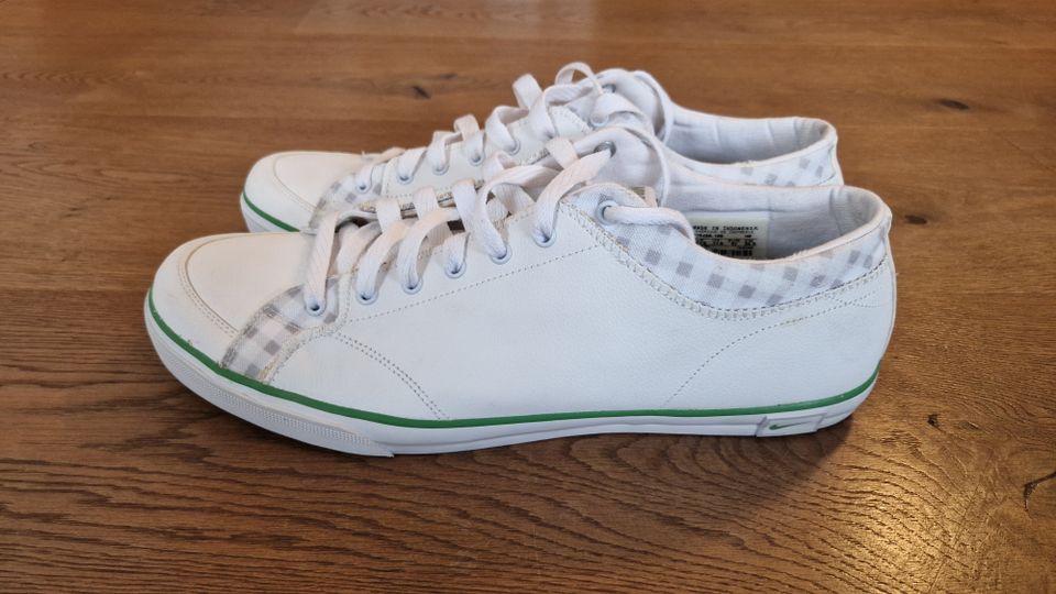 Nike Schuhe Sneakers Herren Lederschuh Turnschuhe weiß 47 in München