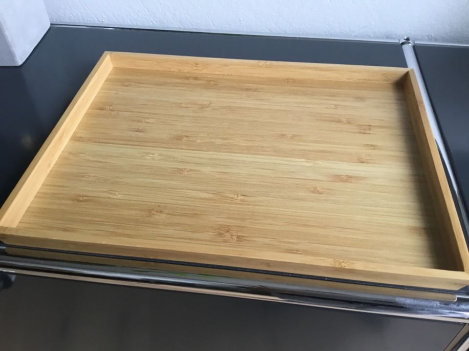 IKEA OSTBIT Bambus HolzTablett 25x33cm ServierPlatte 6Stück vorha in Püttlingen