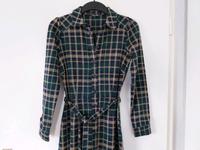 King Louie Kleid 34 36 XS S Grün Blau Gold Karo Tartan Glitzer Niedersachsen - Jork Vorschau