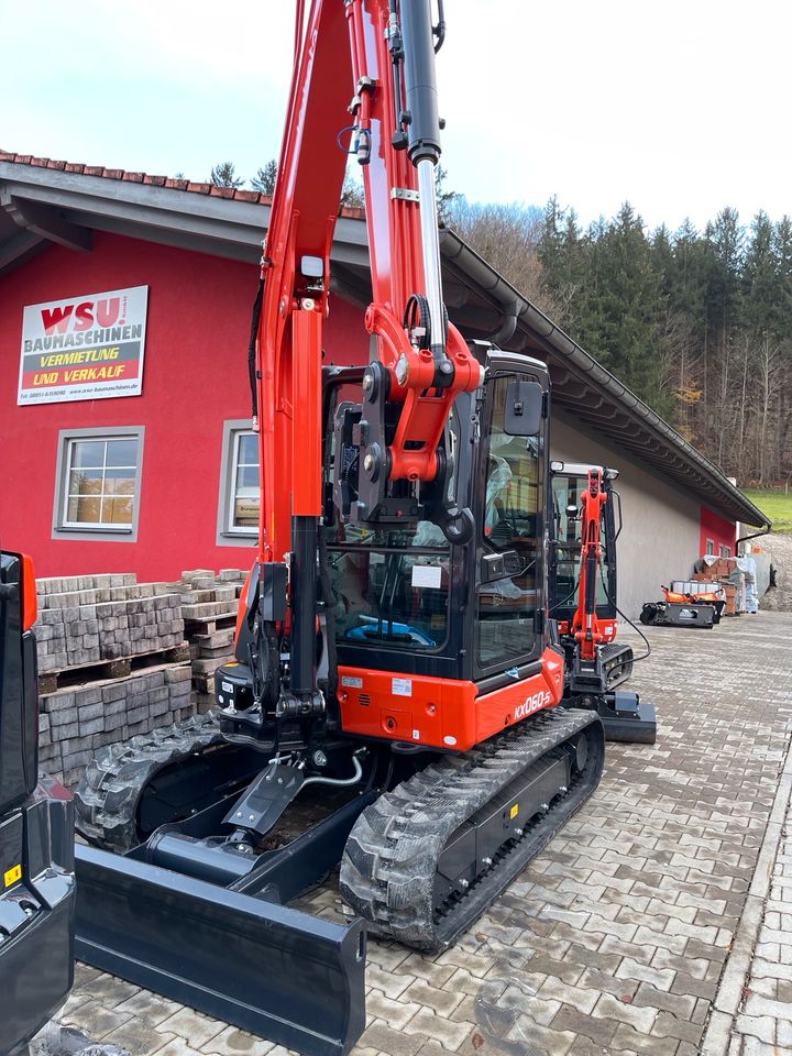 Bagger Kubota KX060-5 mit Powertilt in Großweil