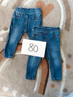 Zwillinge Mädchen 80 Jeans Slim fit Bayern - Marktrodach Vorschau