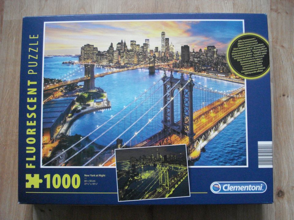 Clementoni-Puzzle, 1000 Teile, New York at Night, Fluorescent in  Baden-Württemberg - Holzmaden | eBay Kleinanzeigen ist jetzt Kleinanzeigen