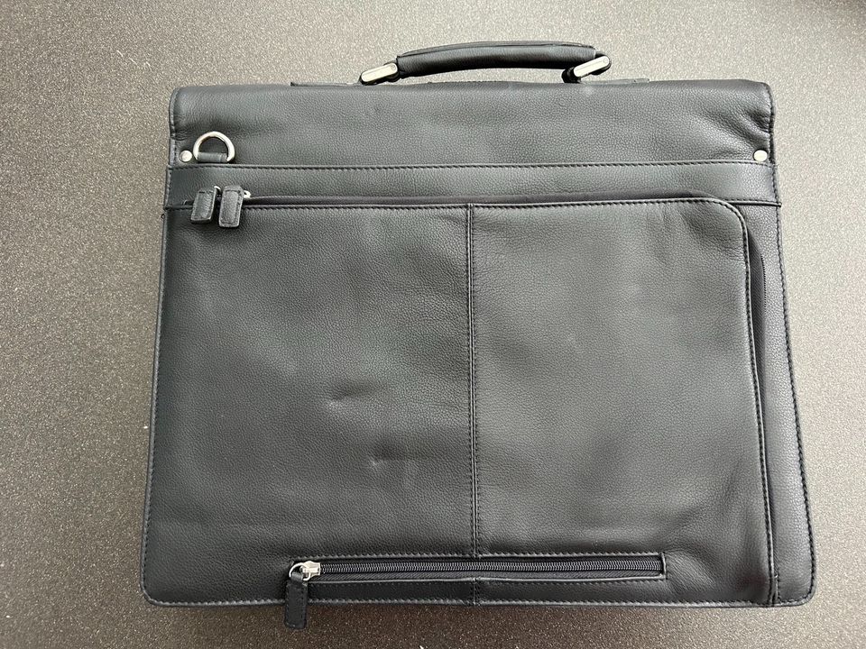 Tasche, Laptoptasche, Lder, schwarz in Herne