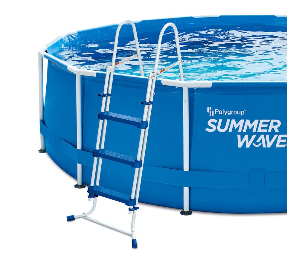 B-WARE Summer Waves Stahl Poolleiter Sicherheitsleiter | in Wittlich