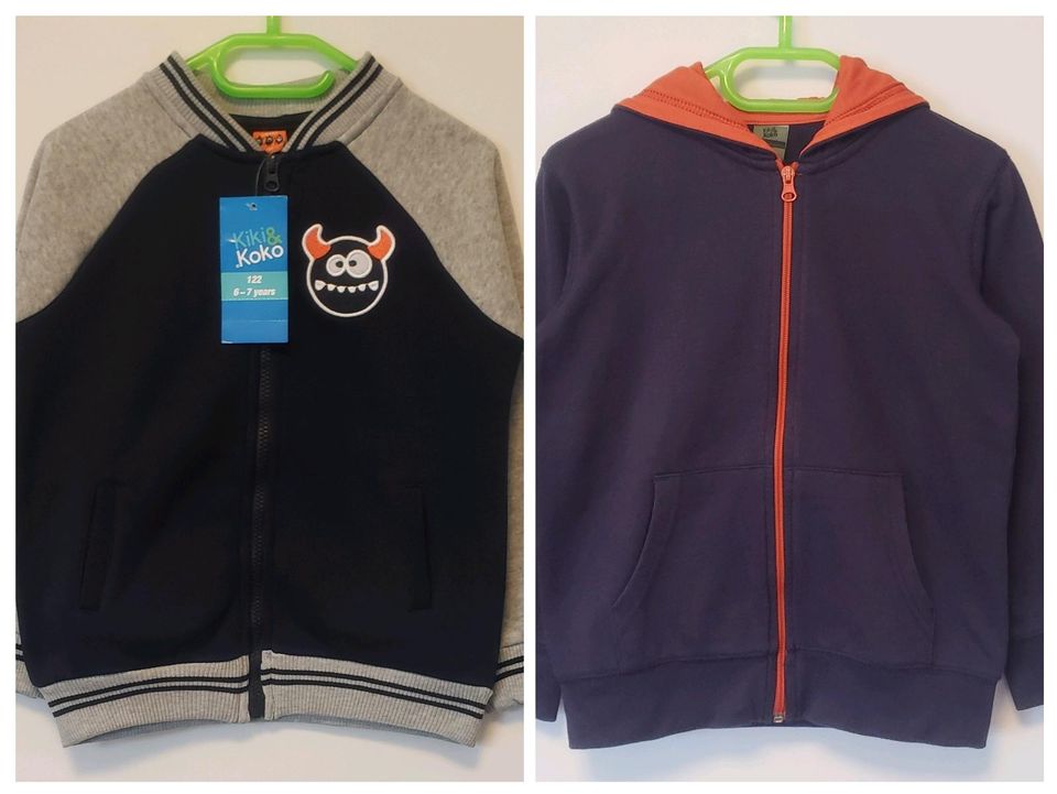 neu SWEATJACKE 122/128 Fleecejacke H&M Fleece Jacke Dinos Sweat in Potsdam