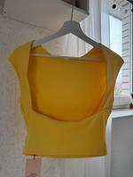 rückenfreies T-Shirt Top Damen Größe S gelb Niedersachsen - Osnabrück Vorschau