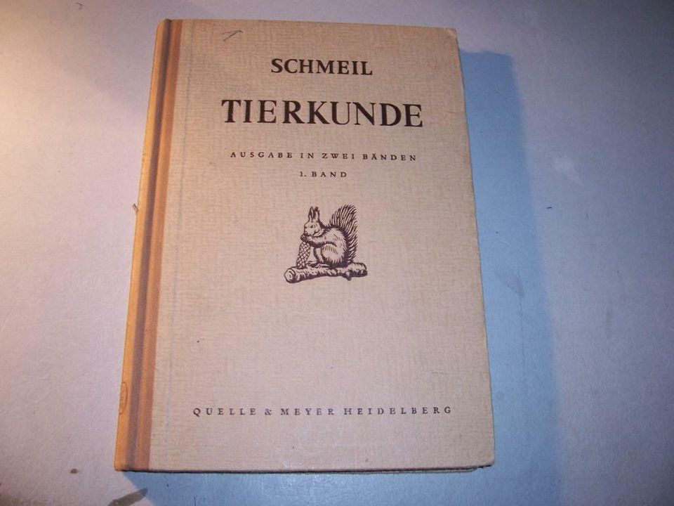 Buch von Otto Schmeil Tierkunde Band 1 von 1962 in Suhl