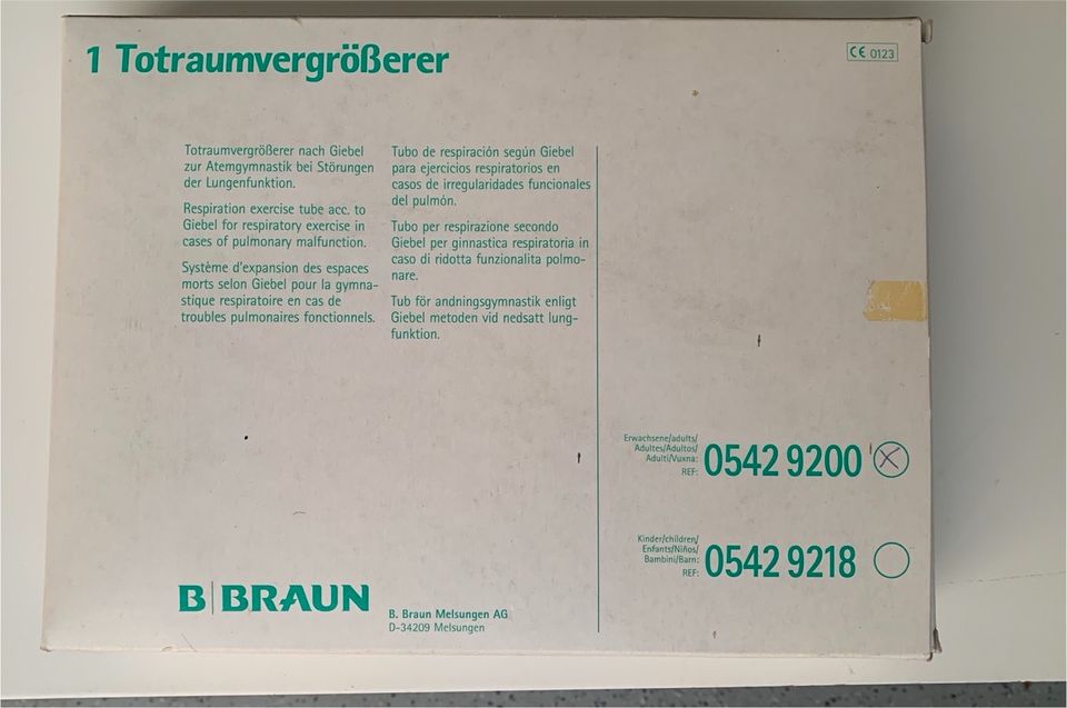 Braun - Totraumvergrößerer Erwachsene 05429200 in Hamburg