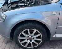 Audi A3 8P Kotflügel Fahrerseite vorne links Akoyasilber LY7H Rheinland-Pfalz - Osthofen Vorschau