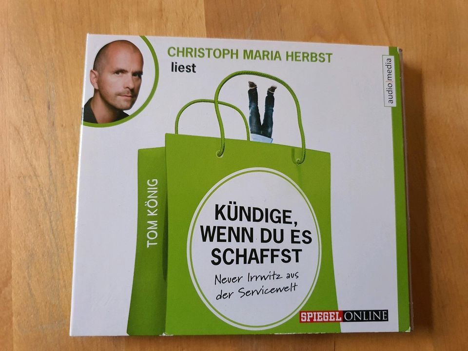 Hörbuch   Kündige, wenn du es schaffst / Tom König in Au