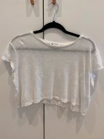 Zara crop Shirt weiß L Basic Bielefeld - Bielefeld (Innenstadt) Vorschau