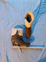 Stiefelette, 8cm Absatz, oliv/khaki, gefüttert, 1x getragen Nordrhein-Westfalen - Siegburg Vorschau