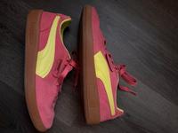 Neuwertige Puma Palermo Sneaker Salmon/Lime Sheen Nordrhein-Westfalen - Olfen Vorschau