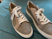 Gabor Damen Sneaker Turnschuhe Freizeit Glitzer gold  Wechselfußb Bayern - Burgebrach Vorschau