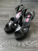 High Heel Sandalette, schwarz, Gr. 38, Absatz 10 cm, wie neu Bayern - Ansbach Vorschau