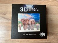 3D Effekt Puzzle mit Elefanten. Baden-Württemberg - Kißlegg Vorschau