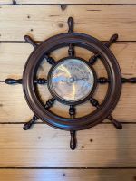 Barometer in einem Steuerrad maritime Dekoration Bergedorf - Hamburg Lohbrügge Vorschau