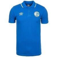 FC Schalke 04 Polo Shirt Blau Blue Neu Fussball T-Shirt Umbro Neu Hessen - Michelstadt Vorschau