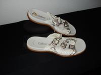 NEU! GABOR Sandalen Leder, Gr. 41, creme/ gemustert Kiel - Hassee-Vieburg Vorschau