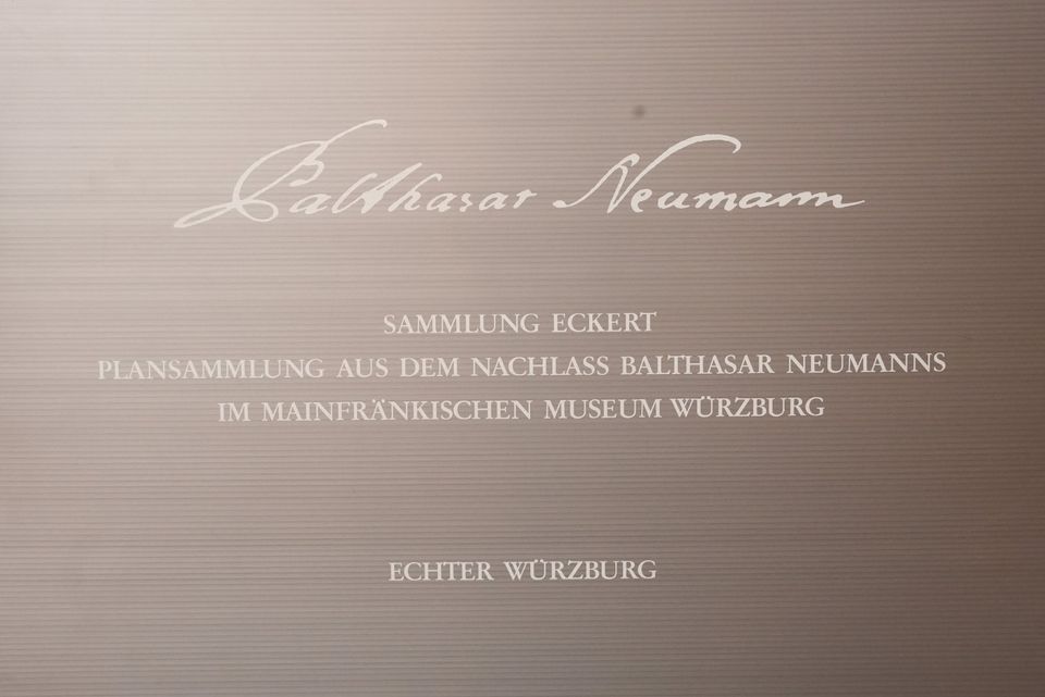 Balthasar Neumann Sammlung Eckert Plansammlung Museum Würzburg in Karlstadt