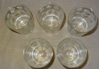 HT Trinkglas Longdrinkglas 5 Stk klar Trinkglas mit weißen Punkte Rheinland-Pfalz - Bacharach Vorschau