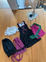 5 teiliges Set - Schwarz kariertes Dirndl Birkhahn Mode Gr. 34 Bayern - Deiningen Vorschau