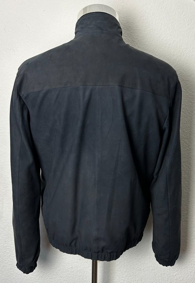 Zegna, Lederjacke, Reversible, 48, Navy, Neu, € 4.250,- in Ratingen