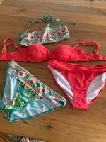Lascana Bikini, Gr. 38, rot, 1 Bikinii gemustert, zus. 12€ Bayern - Kaufbeuren Vorschau